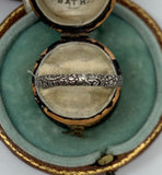 Danish Silver Engraved Band HJ