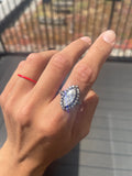 Dutch Revival Diamond Navette Ring