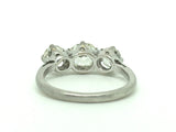 1930's Platinum Old Cut Diamond Three Stone Ring - Ishy Antiques