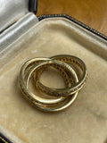 Reserved 18ct Yellow Gold, Cartier Trinity / Trilogy Ring