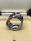 Victorian Silver Snake Ring