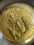 18ct Gold Ave Maria Holy Pendant