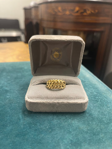 Reserved Antique 18ct Gold Keeper Ring