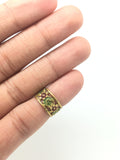 Victorian Floral Gold Band - Ishy Antiques