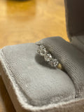 18ct and platinum Old cut Diamond Five Stone Ring