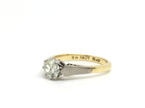 Old cut solitaire engagement ring - Ishy Antiques