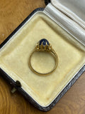 18ct Gold Sapphire Buttercup Ring