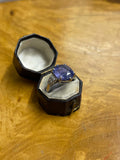 Art Deco Ceylon Sapphire and Diamond Ring