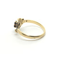 18ct Gold and Platinum French Diamond Ring - Ishy Antiques