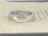 Diamond Half Eternity Ring in Platinum