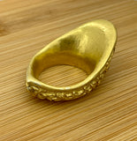 Mughal Gold and Diamond Set Archers Ring