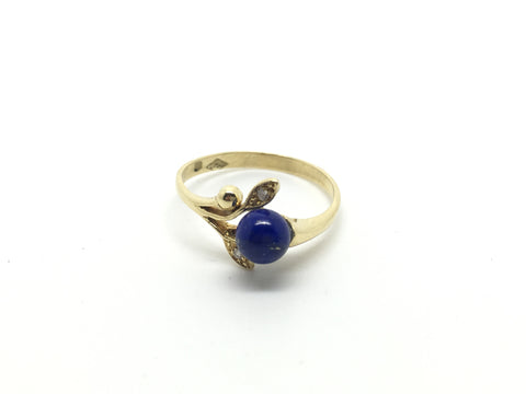 Italian 18ct Gold Vintage Diamond Ring - Ishy Antiques