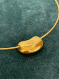 Vintage 18ct Gold Tiffany Elsa Peretti Bean Torque Necklace