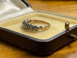 Georgian Old Cut Diamond Half Hoop