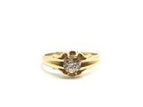 18ct Gold Old Cut Diamond Ring 0.63 carats - Ishy Antiques