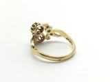 Reserved for L. 18ct Gold and Platinum French Diamond Ring circa 1900 - Ishy Antiques