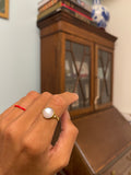 Antique Moonstone and Diamond Ring