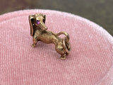 Vintage 9ct Dachshund Charm