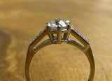 1.07ct Old Cut Solitaire Diamond Ring