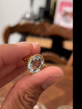 Edwardian 18ct Gold Aquamarine Ring