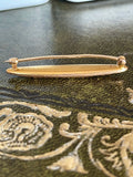 Reserved Art Nouveau Floral Embossed Brooch 14ct