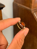 Reserved 19th Century Garnet and Diamond Ring