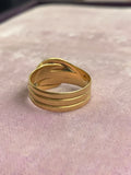 18ct Gold Antique Snake Ring 1894