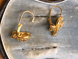 Antique old cut diamond earrings c.1900