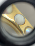 Victorian Pearl 5 Stone 18ct Gold Gypsy Ring