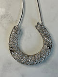 Reserved Edwardian Platinum Diamond Necklace