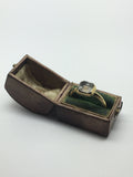 Reserved! Stuart Crystal Monogrammed Mourning Ring Circa 1700 - Rare part 2 - Ishy Antiques