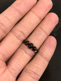 Antique Faceted Garnet Half Hoop in 15ct Gold