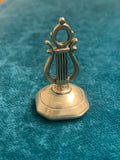 15ct Early 19th Century Lyre Fob with Intaglio base