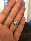 Art Deco Old Cut Diamond Cluster Ring