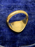 18ct Gold Jessant-de-lys Signet Ring by Deakin & Francis
