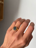On hold 18ct Gold Lion Rampant Intaglio Ring