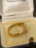 18ct Gold Signet ring