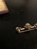 Edwardian Opal And Diamond Bar Brooch