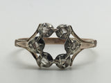 6 Diamond Georgian Hexagon Ring - Ishy Antiques