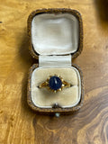 18ct Gold Sapphire Buttercup Ring