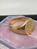 Reserved 1930 18ct Gold Heavy Signet Ring