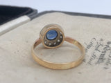 Vintage Sapphire & Diamond Ring
