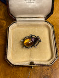 Early 20th Century Rock Crystal Beetle Brooch