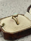 9ct Gold Opal Solitaire Ring