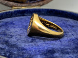 18ct Gold Jessant-de-lys Signet Ring by Deakin & Francis