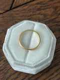 18ct Gold Octagonal Band 1981