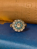 Reserved for C Georgian Paste Button Ring