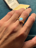 Reserved for I 1928 Opal 18ct Gold Signet Ring