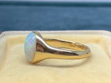 Reserved for I 1928 Opal 18ct Gold Signet Ring