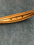 Victorian 15ct Yellow Gold June 14th 1900 Sapphire and Diamond Bangle
